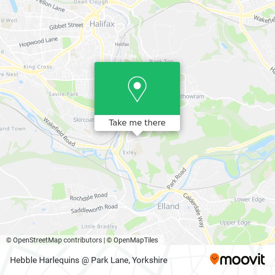 Hebble Harlequins @ Park Lane map