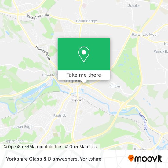 Yorkshire Glass & Dishwashers map