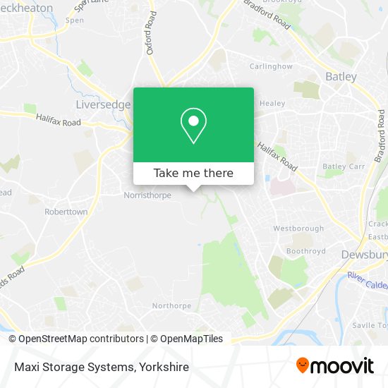 Maxi Storage Systems map