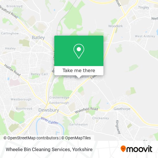 Wheelie Bin Cleaning Services map