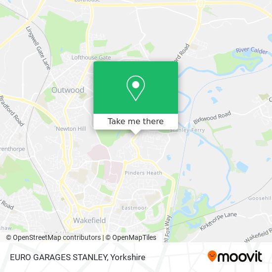 EURO GARAGES STANLEY map