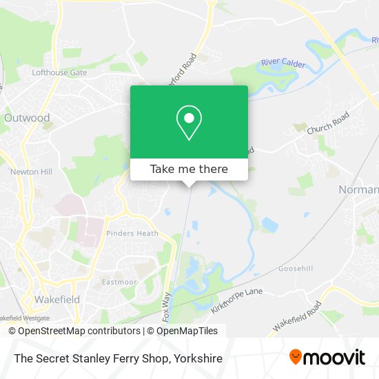 The Secret Stanley Ferry Shop map