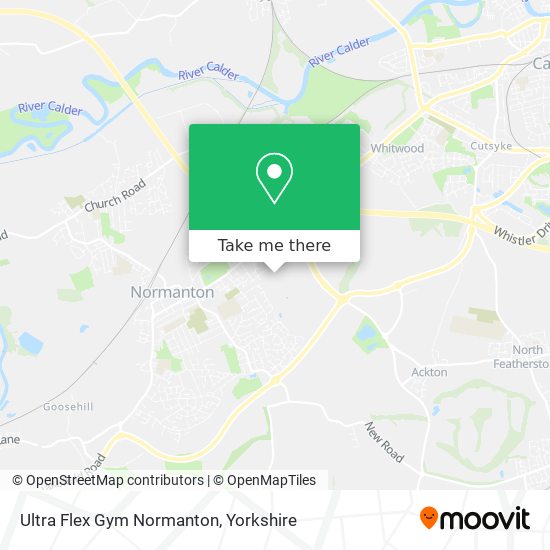 Ultra Flex Gym Normanton map