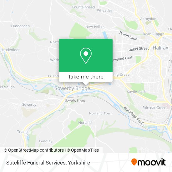 Sutcliffe Funeral Services map