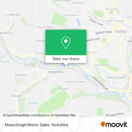 Mearclough Motor Sales map