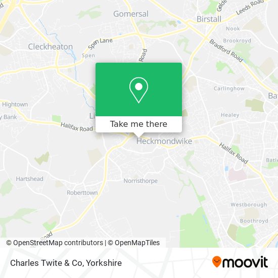 Charles Twite & Co map