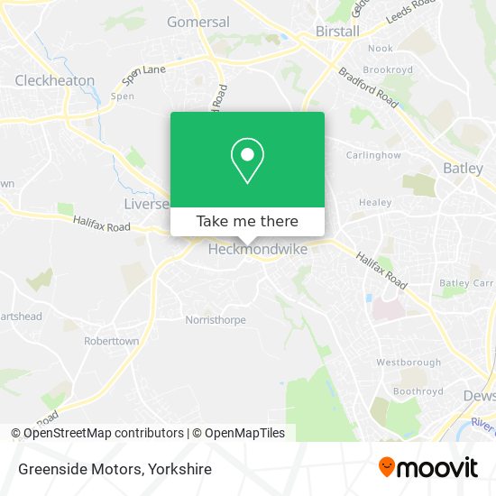 Greenside Motors map