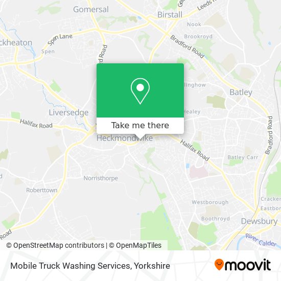 Mobile Truck Washing Services map