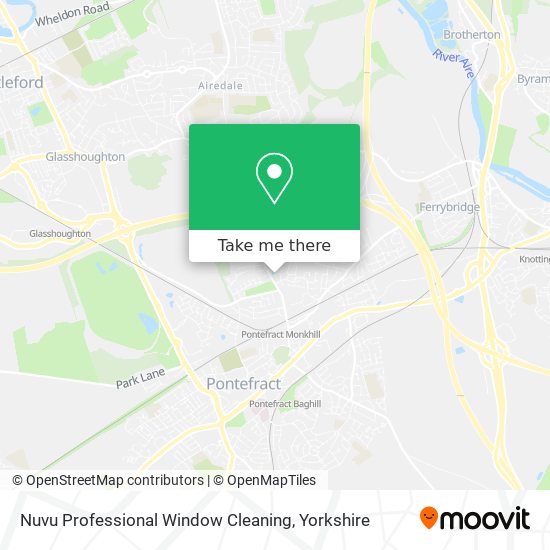 Nuvu Professional Window Cleaning map