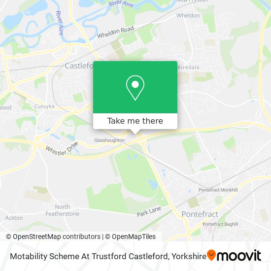 Motability Scheme At Trustford Castleford map