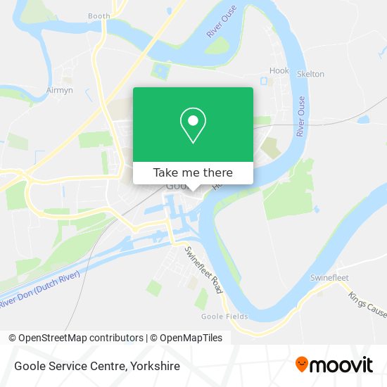 Goole Service Centre map