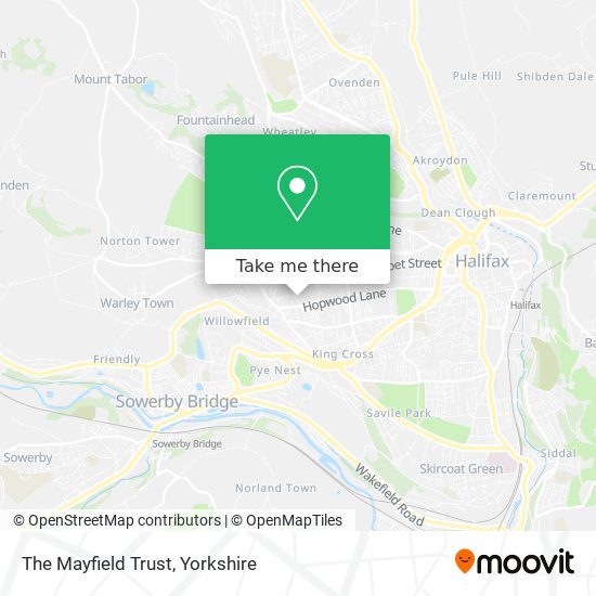 The Mayfield Trust map