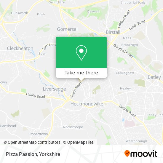 Pizza Passion map