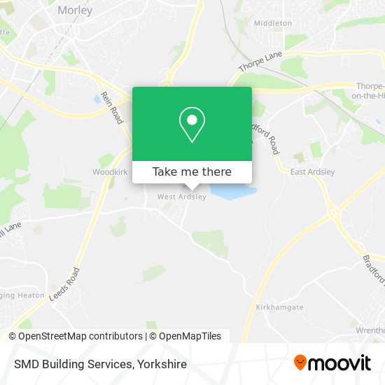 SMD Building Services map