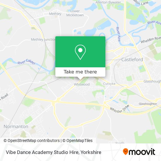Vibe Dance Academy Studio Hire map