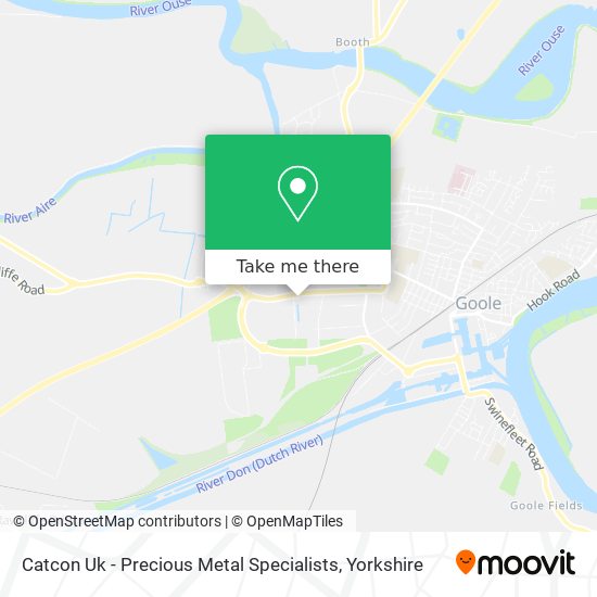 Catcon Uk - Precious Metal Specialists map