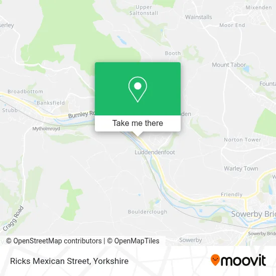 Ricks Mexican Street map