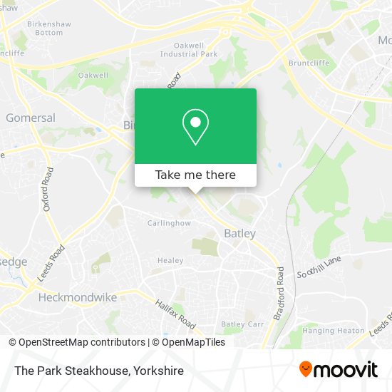 The Park Steakhouse map