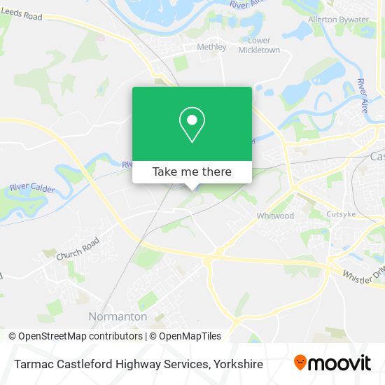 Tarmac Castleford Highway Services map
