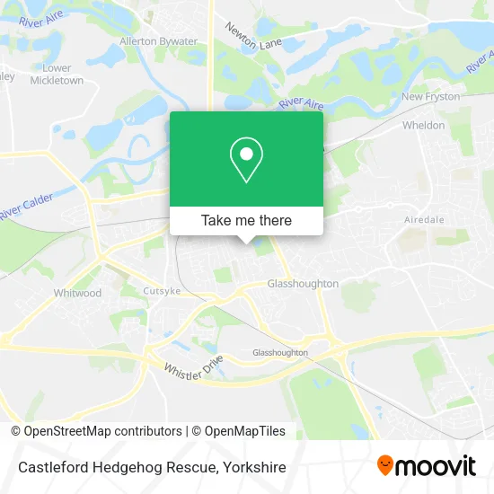 Castleford Hedgehog Rescue map