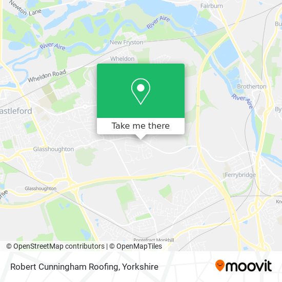 Robert Cunningham Roofing map