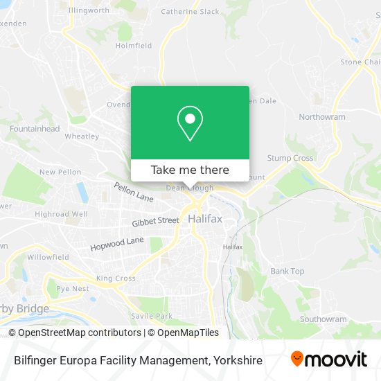 Bilfinger Europa Facility Management map