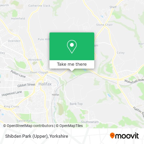 Shibden Park (Upper) map