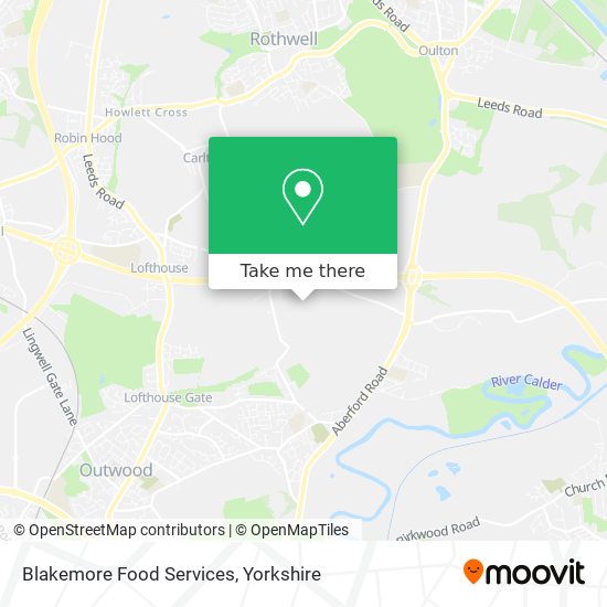 Blakemore Food Services map