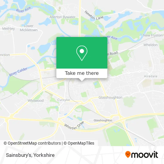 Sainsbury's map