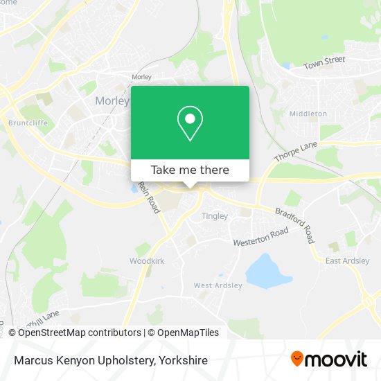 Marcus Kenyon Upholstery map