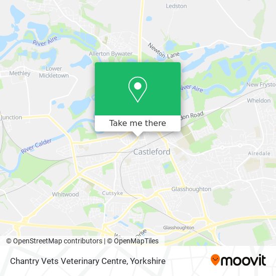 Chantry Vets Veterinary Centre map