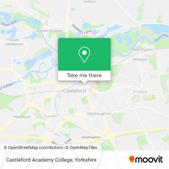 Castleford Academy College map