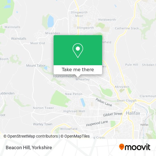 Beacon Hill map