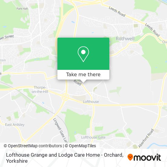 Lofthouse Grange and Lodge Care Home - Orchard map