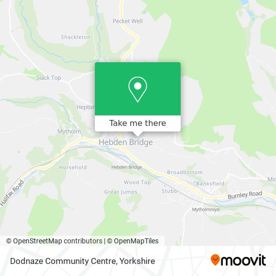 Dodnaze Community Centre map