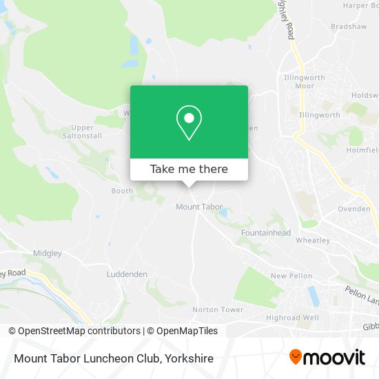 Mount Tabor Luncheon Club map