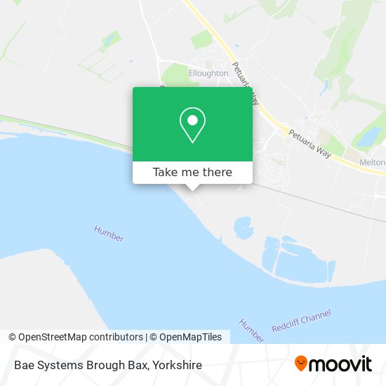Bae Systems Brough Bax map