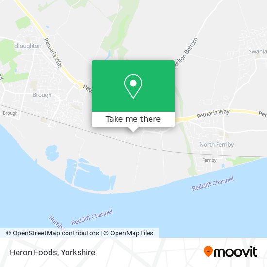 Heron Foods map