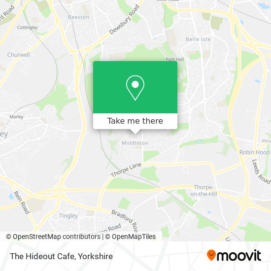 The Hideout Cafe map