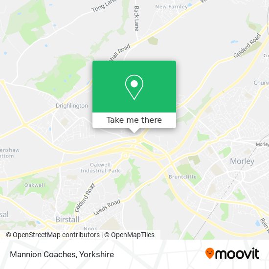 Mannion Coaches map