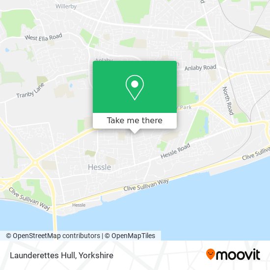 Launderettes Hull map