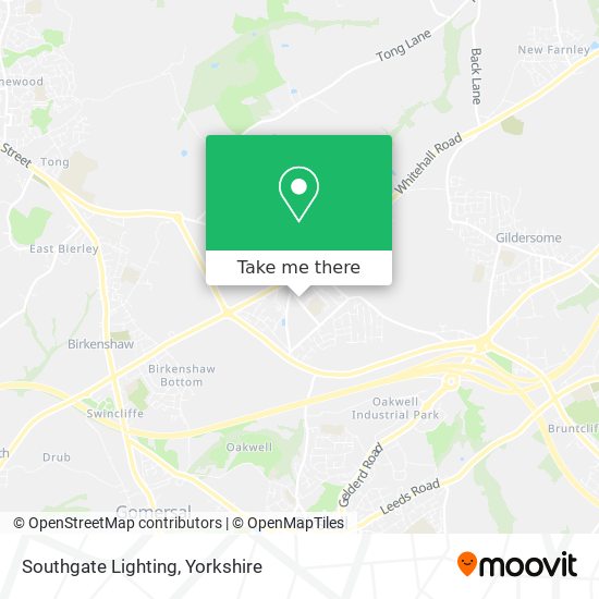 Southgate Lighting map