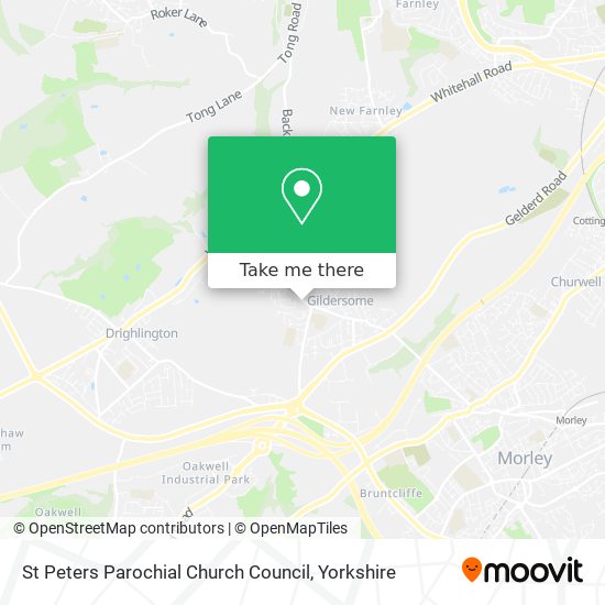 St Peters Parochial Church Council map