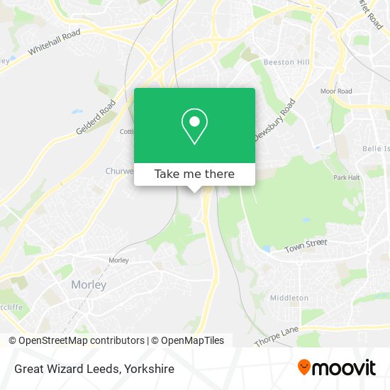 Great Wizard Leeds map