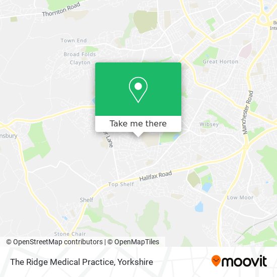 The Ridge Medical Practice map