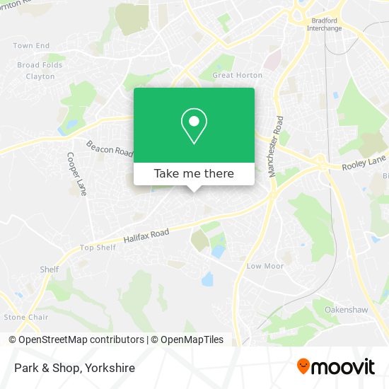 Park & Shop map