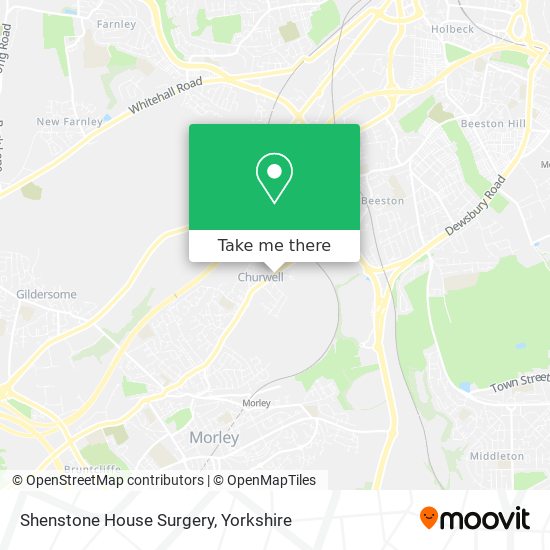 Shenstone House Surgery map