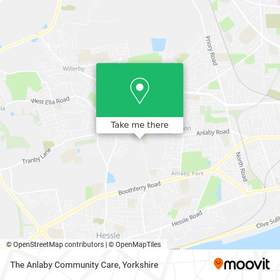 The Anlaby Community Care map