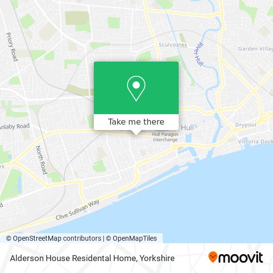 Alderson House Residental Home map
