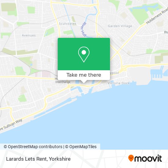 Larards Lets Rent map